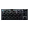 Belaidė žaidimų klaviatūra LOGITECH G915 X Lightspeed TKL – juoda, Qwertz vokiškas išdėstymas, lietimui jautrūs jungikliai