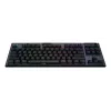 Belaidė klaviatūra Logitech G G915 X LIGHTSPEED Gaming USB RF Bluetooth QWERTZ Vokiška juoda