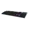Logitech G G915 X LIGHTSPEED klaviatūra žaidimams USB belaidė RF Bluetooth QWERTZ vokiška juoda
