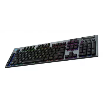 Logitech G G915 X LIGHTSPEED belaidė žaidimų klaviatūra, USB, RF, Bluetooth, QWERTZ, vokiškas išdėstymas, juoda