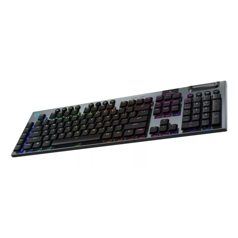 Logitech G G915 X LIGHTSPEED belaidė žaidimų klaviatūra, USB, RF, Bluetooth, QWERTZ, vokiškas išdėstymas, juoda