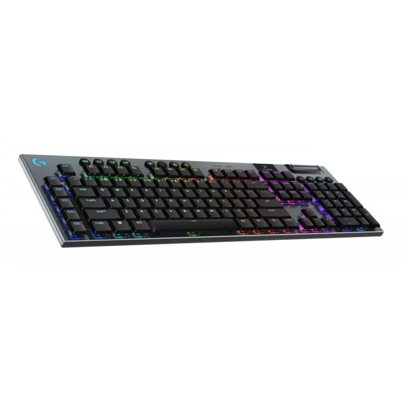 Logitech G G915 X LIGHTSPEED belaidė žaidimų klaviatūra, USB, RF, Bluetooth, QWERTZ, vokiškas išdėstymas, juoda
