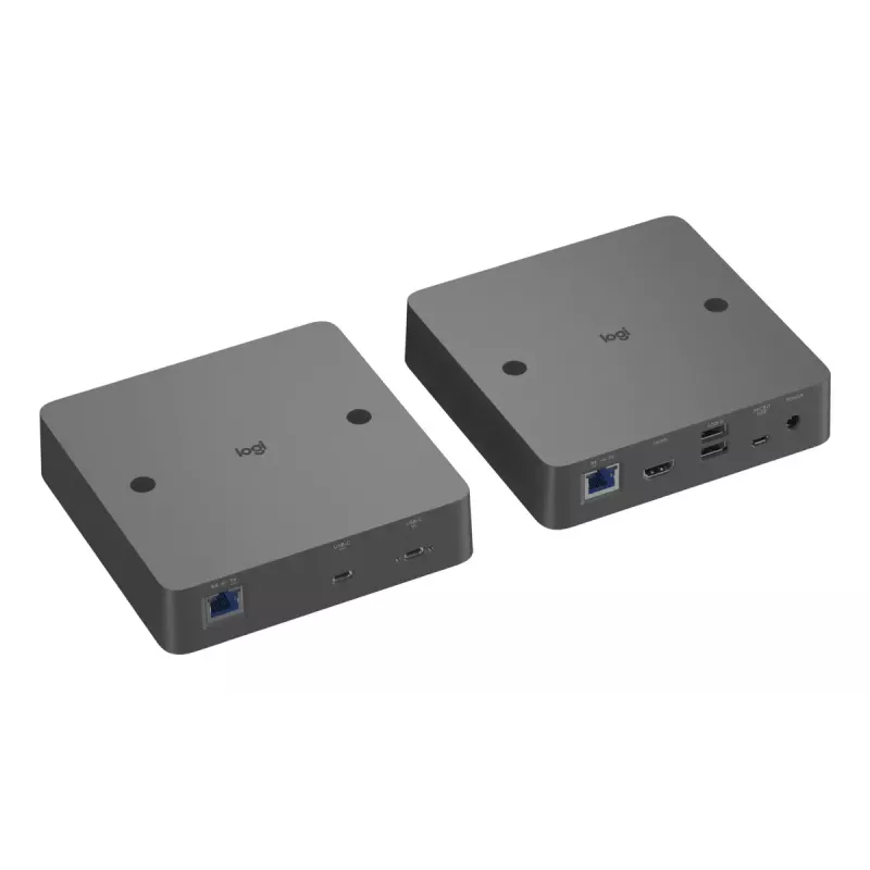 Logitech Extend rinkinys juodas iš perdirbto plastiko su USB-C laidais