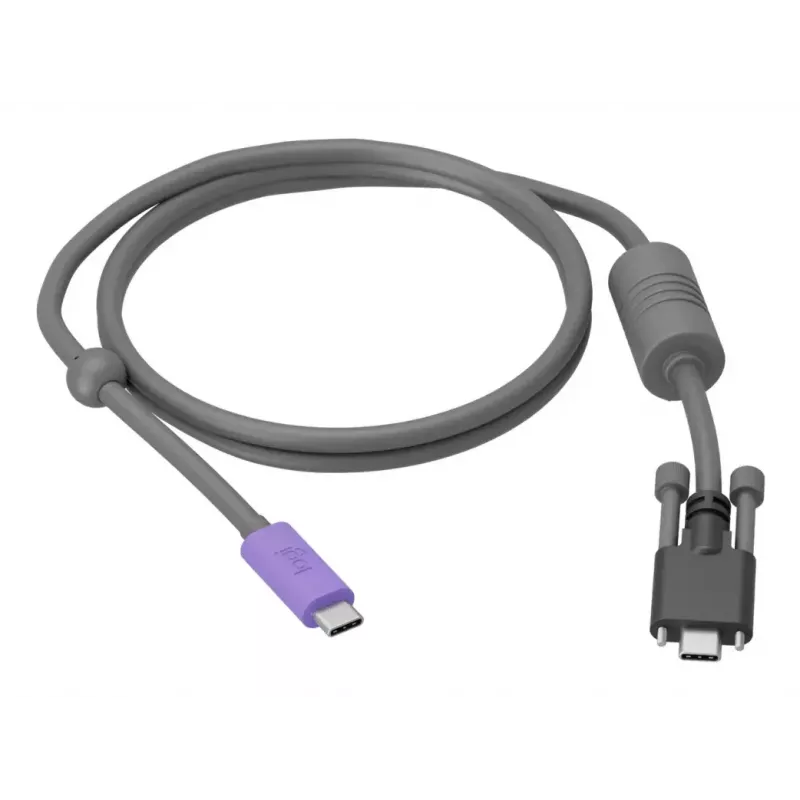 Logitech Extend rinkinys juodas iš perdirbto plastiko su USB-C laidais