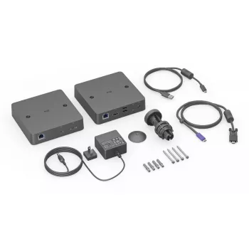 Logitech Extend rinkinys juodas iš perdirbto plastiko su USB-C laidais