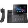 IP telefonas Fanvil V66 PRO tamsiai pilkas 20 linijų IPS Wi-Fi laidinis ragelis