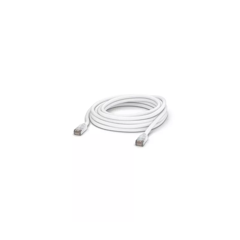 Tinklo jungiamasis kabelis UBIQUITI UACC-CABLE-PATCH-OUTDOOR-8M-W RJ-45 Cat5e 8 m Baltas