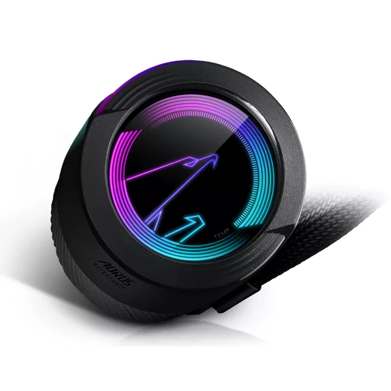 GIGABYTE AORUS WATERFORCE 280 procesoriaus vandens aušintuvas (viskas viename) juodas
