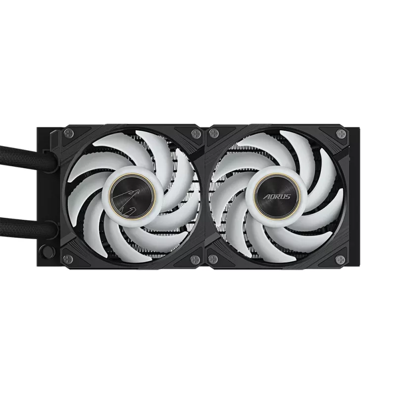 Skysčio aušintuvas GIGABYTE AORUS WATERFORCE X II 240 2x120mm ARGB ventiliatoriai