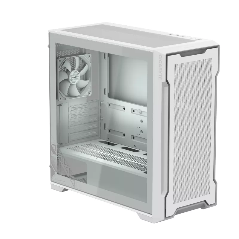 Korpusas GIGABYTE C102 GLASS Midi Tower Baltas