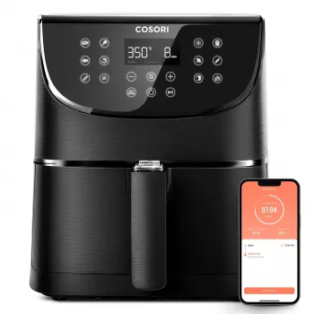 Cosori Smart Chef Edition Karšto oro gruzdintuvė 5,5 L 1700 W Juoda
