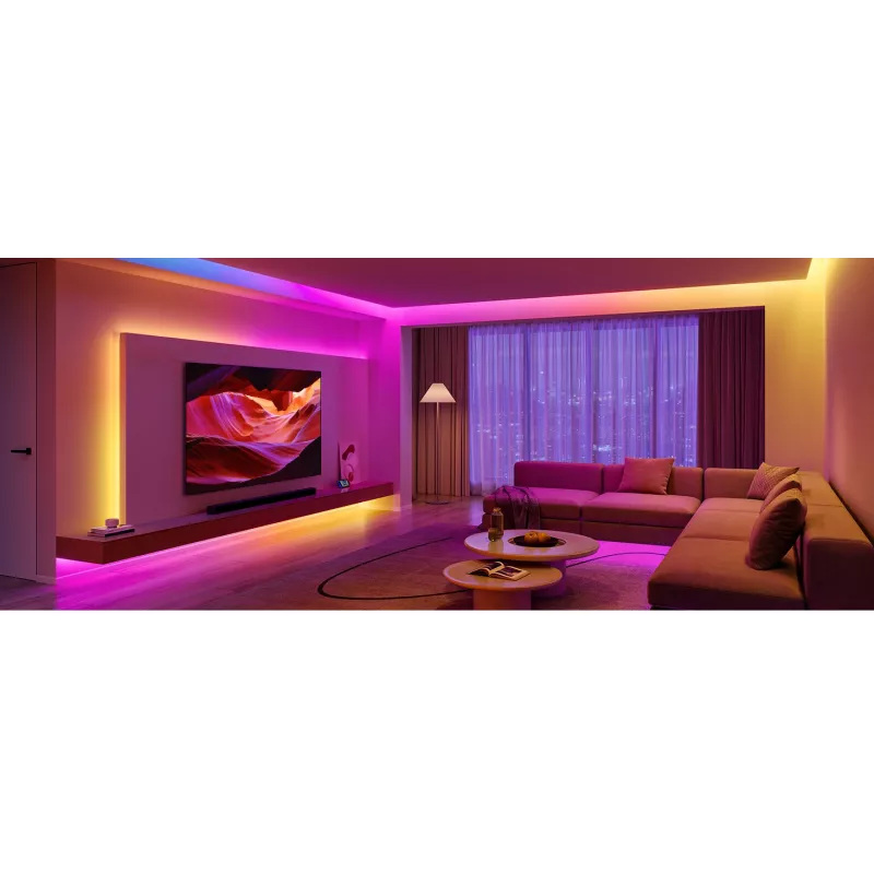 Govee Strip Light S 5m protinga LED juosta – Wi‑Fi/Bluetooth, RGBIC, 5000 mm, balta