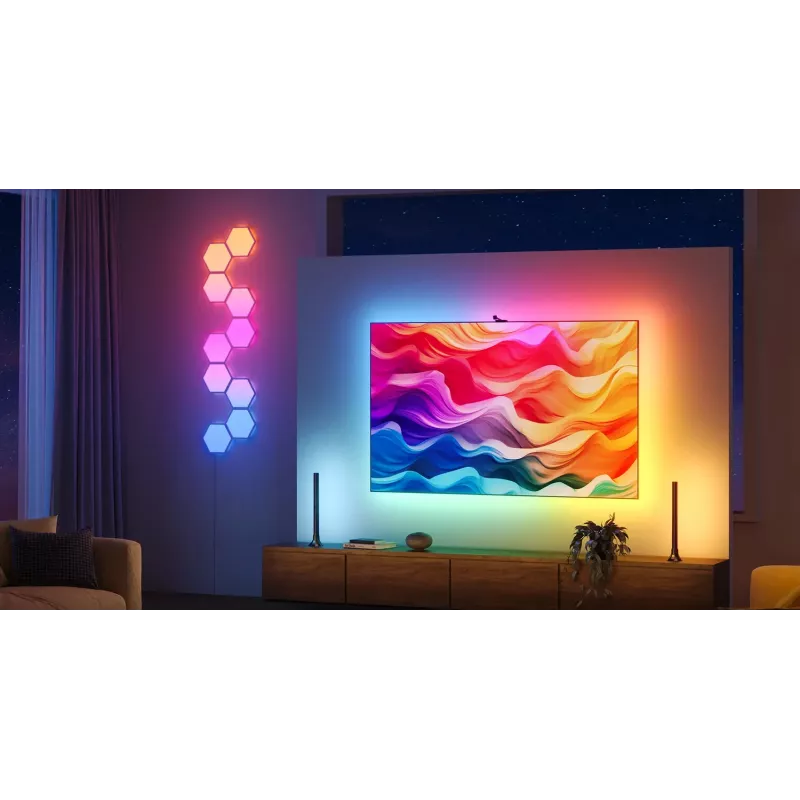 Protinga LED juostelė Govee H6098 — Wi‑Fi/Bluetooth, juoda, 2 kWh/1000h, energijos klasė G