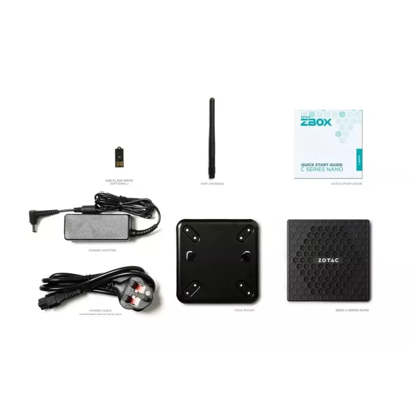 Zotac ZBOX CI337 nano barebone mini kompiuteris, Intel N100