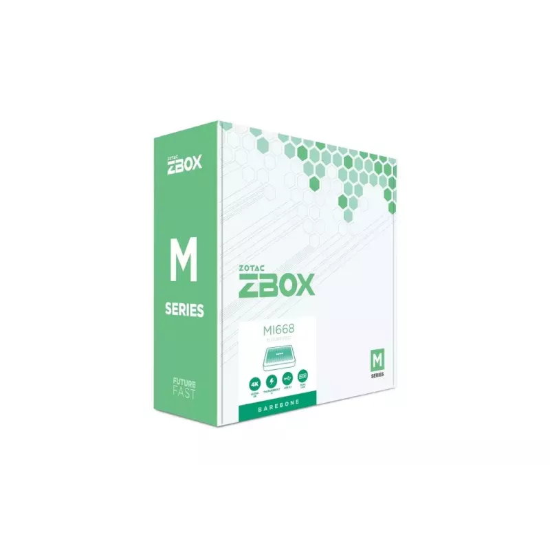 Mini kompiuteris Zotac ZBOX-MI668-BE i7-1360P 64GB DDR5 SSD Wi-Fi 6