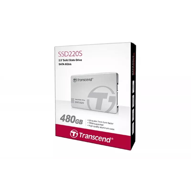 SSD diskas Transcend 480GB 2,5 colio SATA III TS480GSSD220S