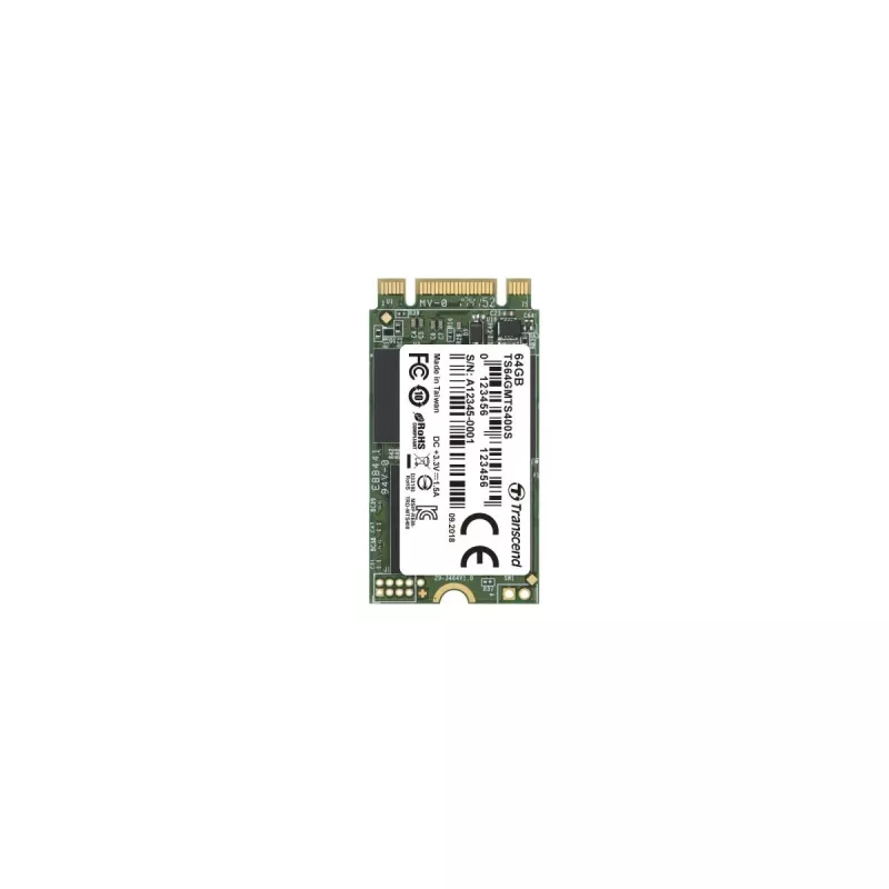 TRANSCEND SSD Mts400s 64GB M.2 2242 SATA III 6Gb/s MLC