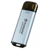 TRANSCEND ESD300C - 2TB nešiojamas SSD - USB Type-C - 3D NAND Flash - dangaus mėlyna