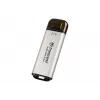 TRANSCEND ESD300S - 2TB nešiojamas SSD - USB Type-C - 3D NAND Flash - sidabrinis