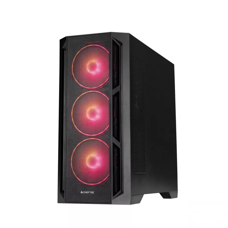 Chieftec GA-01B-L-OP APEX LUMO Midi Tower kompiuterio korpusas juodas