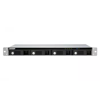QNAP 4-bay 1U 12 short-depth rackmount 3.5in SATA HDD USB 3.0 type-C hardware RAID external enclosure