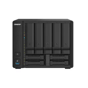 QNAP TS-932PX NAS bokštinis Annapurna Labs Alpine AL-324 4 GB DDR4 0 TB QNAP Turbo System juodas