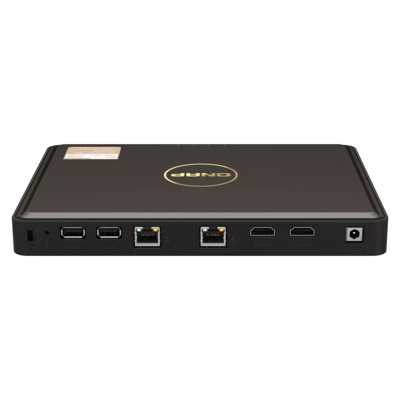 QNAP TBS-464 NAS darbalaukio, Intel® Celeron® N5105, 8 GB DDR4, 0 TB, QNAP Turbo System, juodas