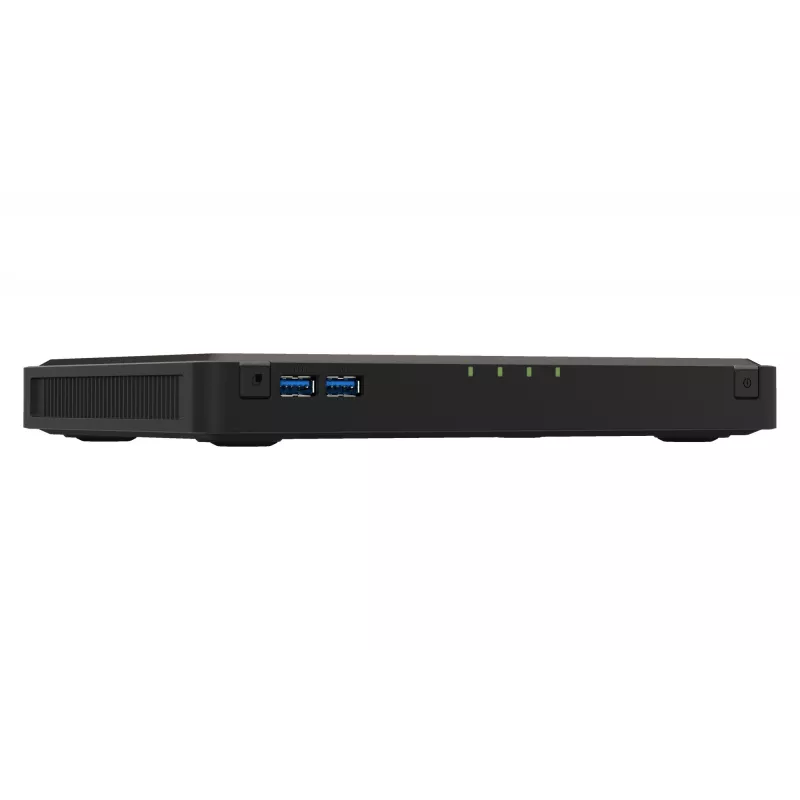 QNAP TBS-464 NAS darbalaukio, Intel® Celeron® N5105, 8 GB DDR4, 0 TB, QNAP Turbo System, juodas