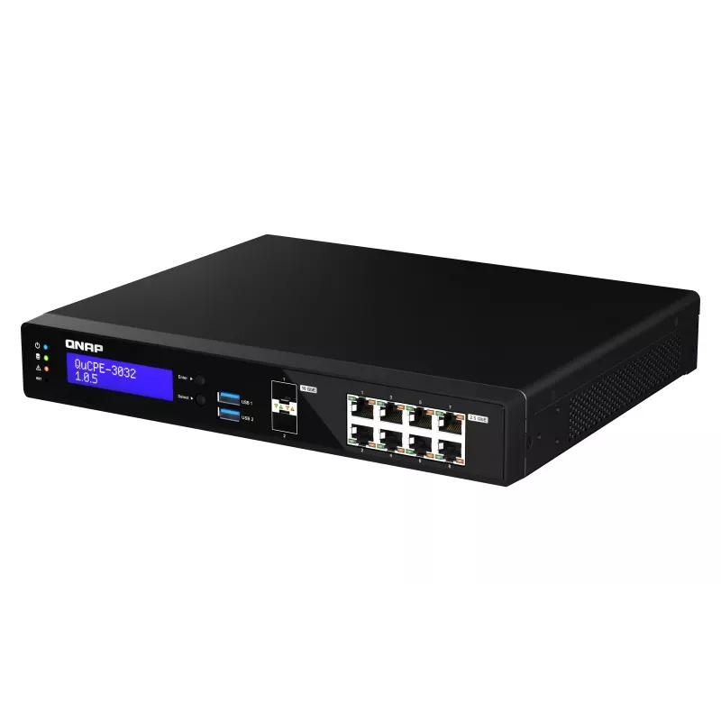 QNAP QuCPE-3032 Intel Atom C3558R 8 GB DDR4 2.5GbE tinklo virtualizavimo įranga