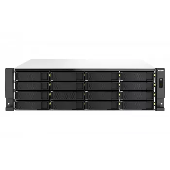 QNAP TS-h2287XU-RP NAS stelažas (3U) Intel Xeon E E-2336 32 GB DDR4 0 TB QuTS hero Juoda, Balta