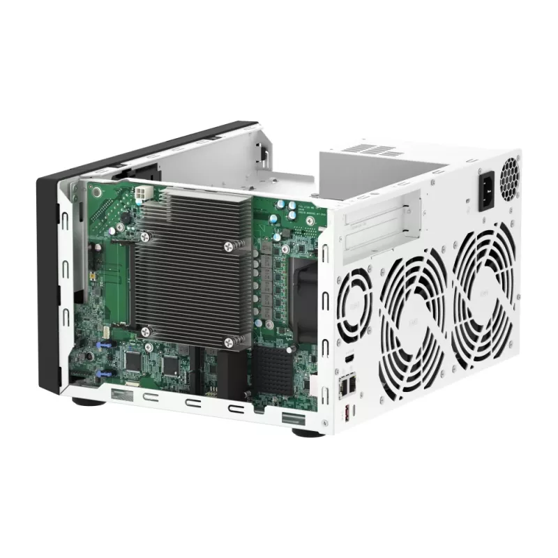 QNAP TVS-h874X NAS bokštinis Intel® Core™ i9 64 GB DDR4 0 TB QuTS hero Juoda
