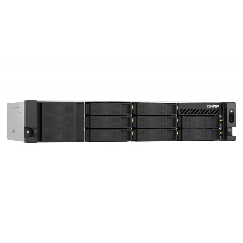 QNAP TS-855EU-8G NAS / saugojimo serveris Rack (2U) Intel Atom C5125 8 GB DDR4 0 TB QuTS hero Juoda