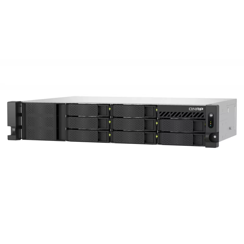 QNAP TS-855EU-8G NAS / saugojimo serveris Rack (2U) Intel Atom C5125 8 GB DDR4 0 TB QuTS hero Juoda