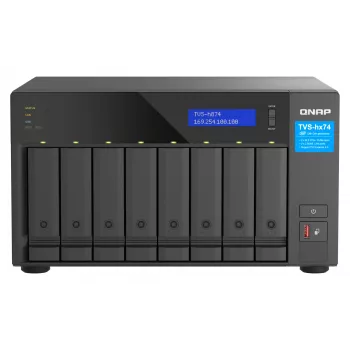 QNAP TVS-H874T-I9-64G NAS / saugojimo serveris bokštinis Intel® Core™ i9 64 GB DDR4 0 TB QNAP QTS Juoda