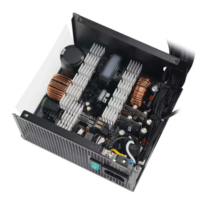 Maitinimo blokas DeepCool PL750D 750W ATX 3.0 80 PLUS Bronze, 120 mm ventiliatorius, 20+4 pin, juodas