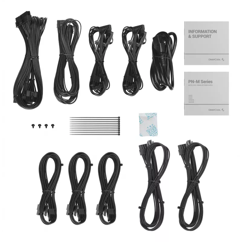 DeepCool PN750M maitinimo blokas 750 W 20+4 pin ATX ATX juodas
