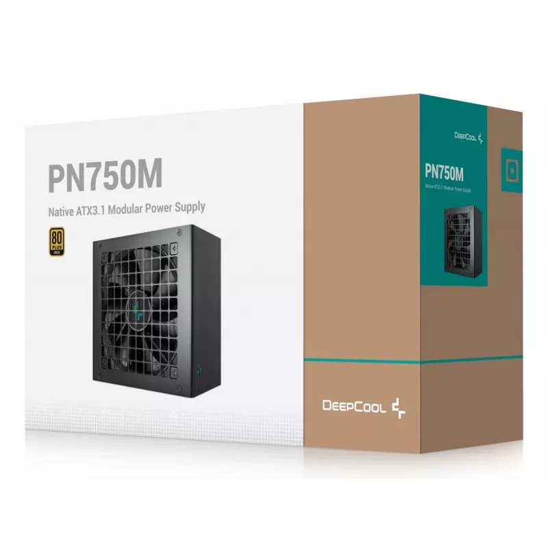 DeepCool PN750M maitinimo blokas 750 W 20+4 pin ATX ATX juodas