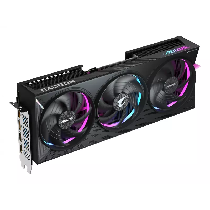 Vaizdo plokštė GIGABYTE Radeon RX 9070 XT 16GB GDDR6, PCIe 5.0, 256 bitų, 339×136×59 mm