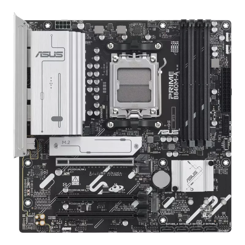Pagrindinė plokštė ASUS PRIME B840M-A-CSM AMD B840 Socket AM5 micro ATX