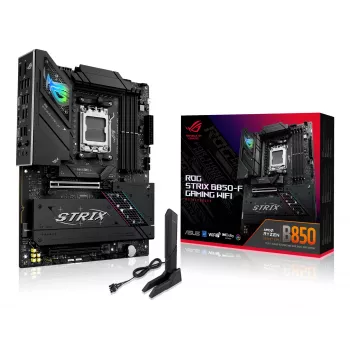 Motininė plokštė ASUS ROG STRIX B850-F GAMING WIFI – AMD B850, Socket AM5, ATX, DDR5, 4×M.2, Wi‑Fi 7, 2.5Gb LAN