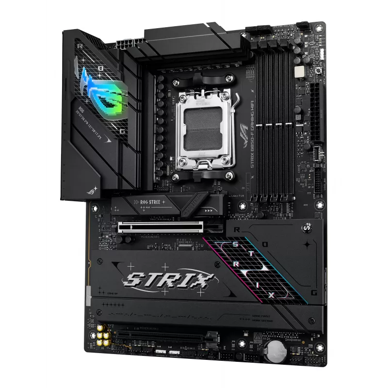 Motininė plokštė ASUS ROG STRIX B850-F GAMING WIFI – AMD B850, Socket AM5, ATX, DDR5, 4×M.2, Wi‑Fi 7, 2.5Gb LAN