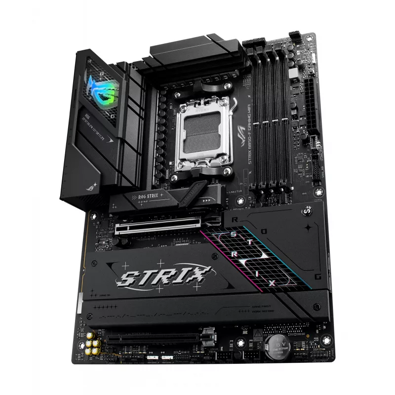 Motininė plokštė ASUS ROG STRIX B850-F GAMING WIFI – AMD B850, Socket AM5, ATX, DDR5, 4×M.2, Wi‑Fi 7, 2.5Gb LAN