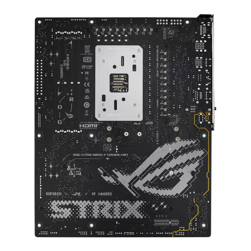 Motininė plokštė ASUS ROG STRIX B850-F GAMING WIFI – AMD B850, Socket AM5, ATX, DDR5, 4×M.2, Wi‑Fi 7, 2.5Gb LAN