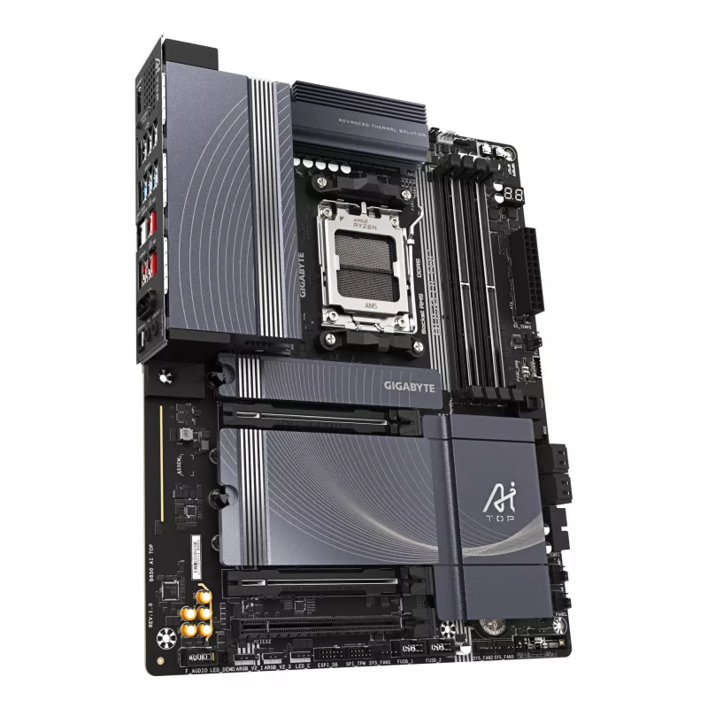 Motininė plokštė GIGABYTE B850 AI TOP, AMD B850, lizdas AM5, ATX