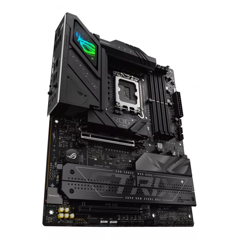 Motininė plokštė ASUS ROG STRIX B860-F GAMING WIFI — Intel B860, LGA 1851, ATX, DDR5, 4x DIMM, Wi‑Fi 7, 2.5Gb LAN, 4x M.2