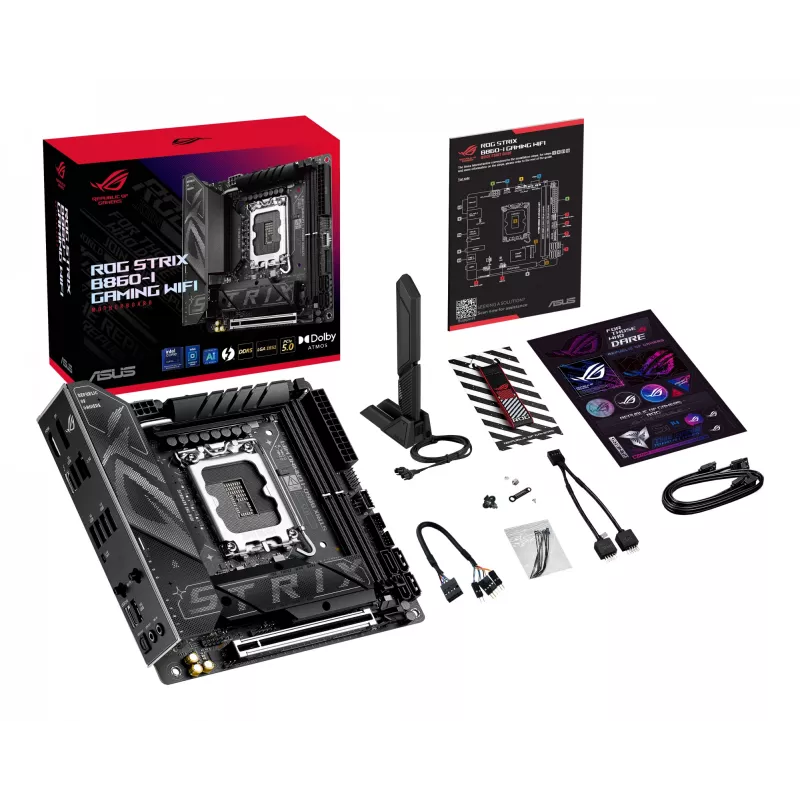 Motininė plokštė ASUS ROG STRIX B860-I GAMING WIFI