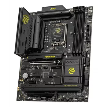 Pagrindinė plokštė MSI MAG B860 TOMAHAWK WIFI – Intel B860, LGA 1851, ATX, DDR5, 4x DIMM, 3x M.2, Wi‑Fi 7, 5GbE