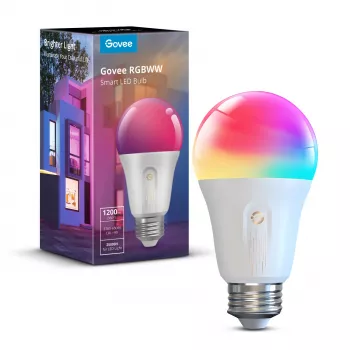 Išmanioji lemputė Govee H60093C1 1200 lm, Wi‑Fi ir Bluetooth, 12 W, E26, balta