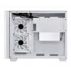 Korpusas FSP S380-WA Mini Tower baltas ARGB, Micro-ATX, Mini-ITX, temperuotas stiklas