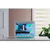 Korpusas FSP S380-WA Mini Tower baltas ARGB, Micro-ATX, Mini-ITX, temperuotas stiklas